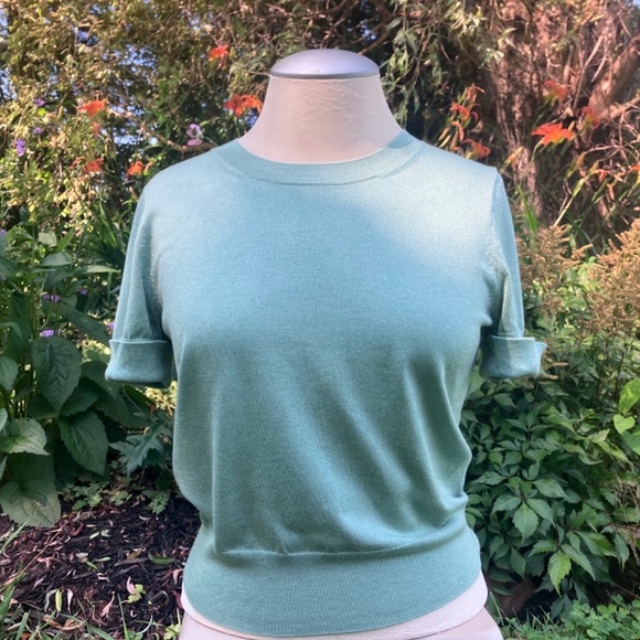 J.Crew Mint Green Lightweight Sweater  Size Small (NWT) - Picture 6 of 8